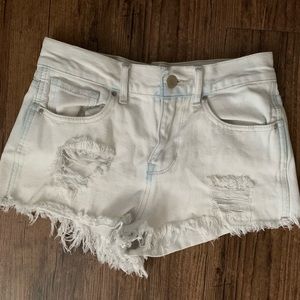 High-rise Short light blue